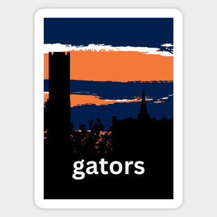 Gators University of Florida Century Tower - updated design Sticker